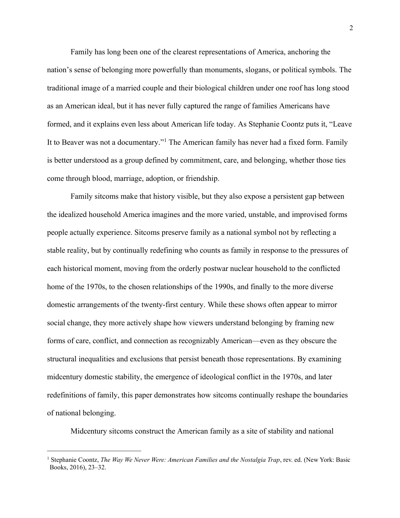 Making America Feel Like Home: Family, Conflict, and Belonging on Television, page 2 of 11