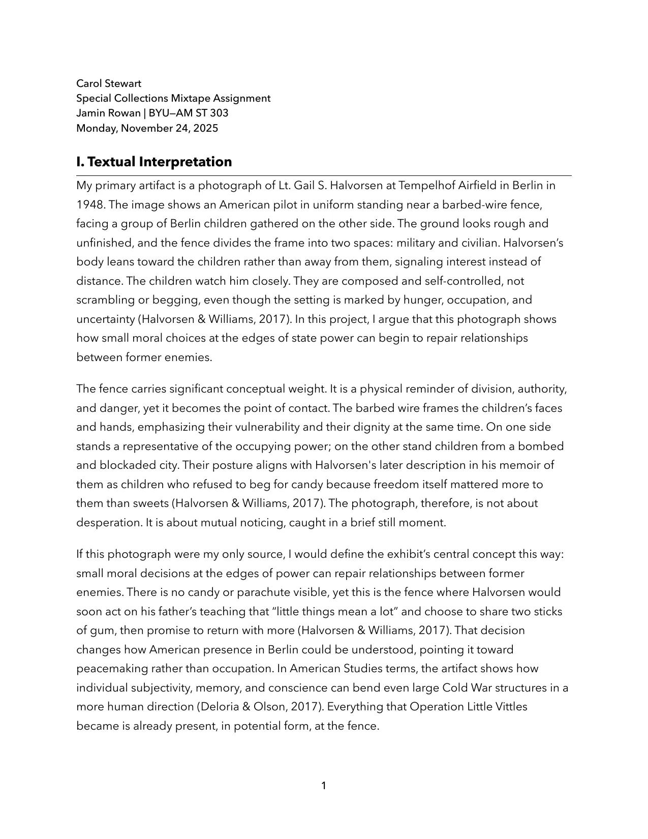 Special Collections Mixtape: Gail S. Halvorsen at Tempelhof, page 1 of 6